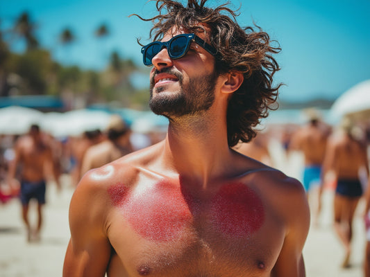 What happens when you get sunburn?